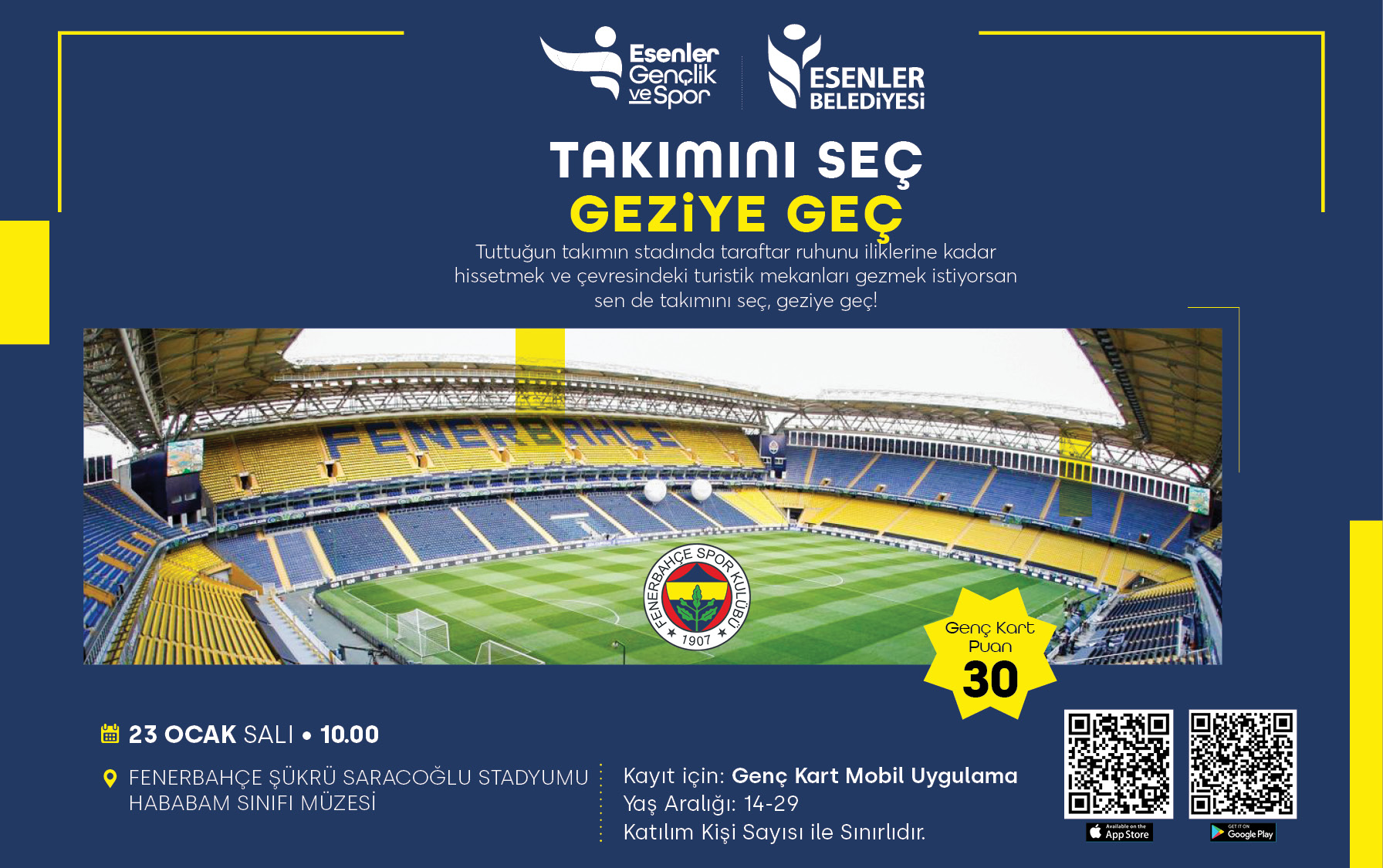 TAKIMINI SEÇ GEZİYE GEÇ FENERBAHÇE