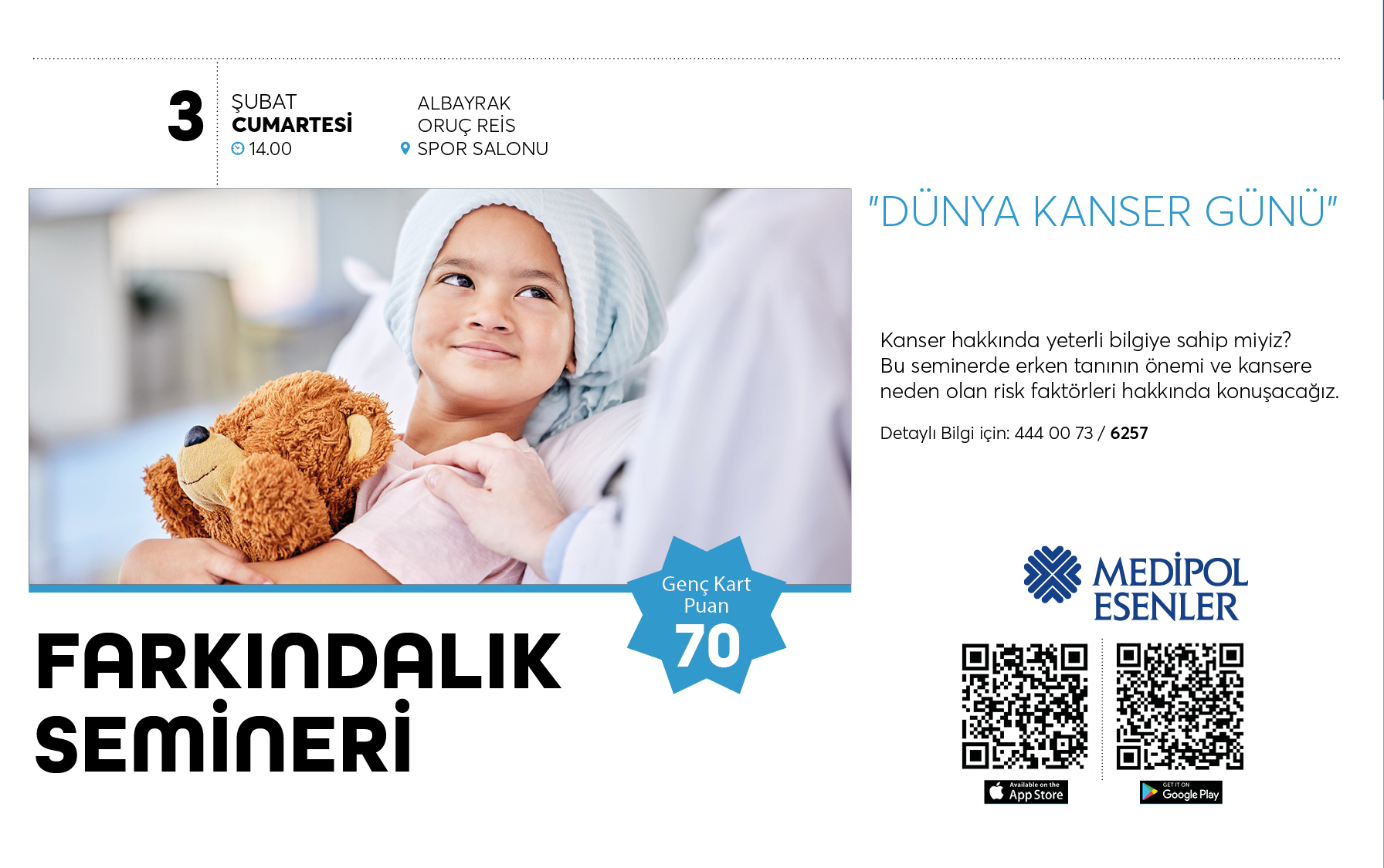 Farkındalık Semineri " Dünya Kanser Günü"