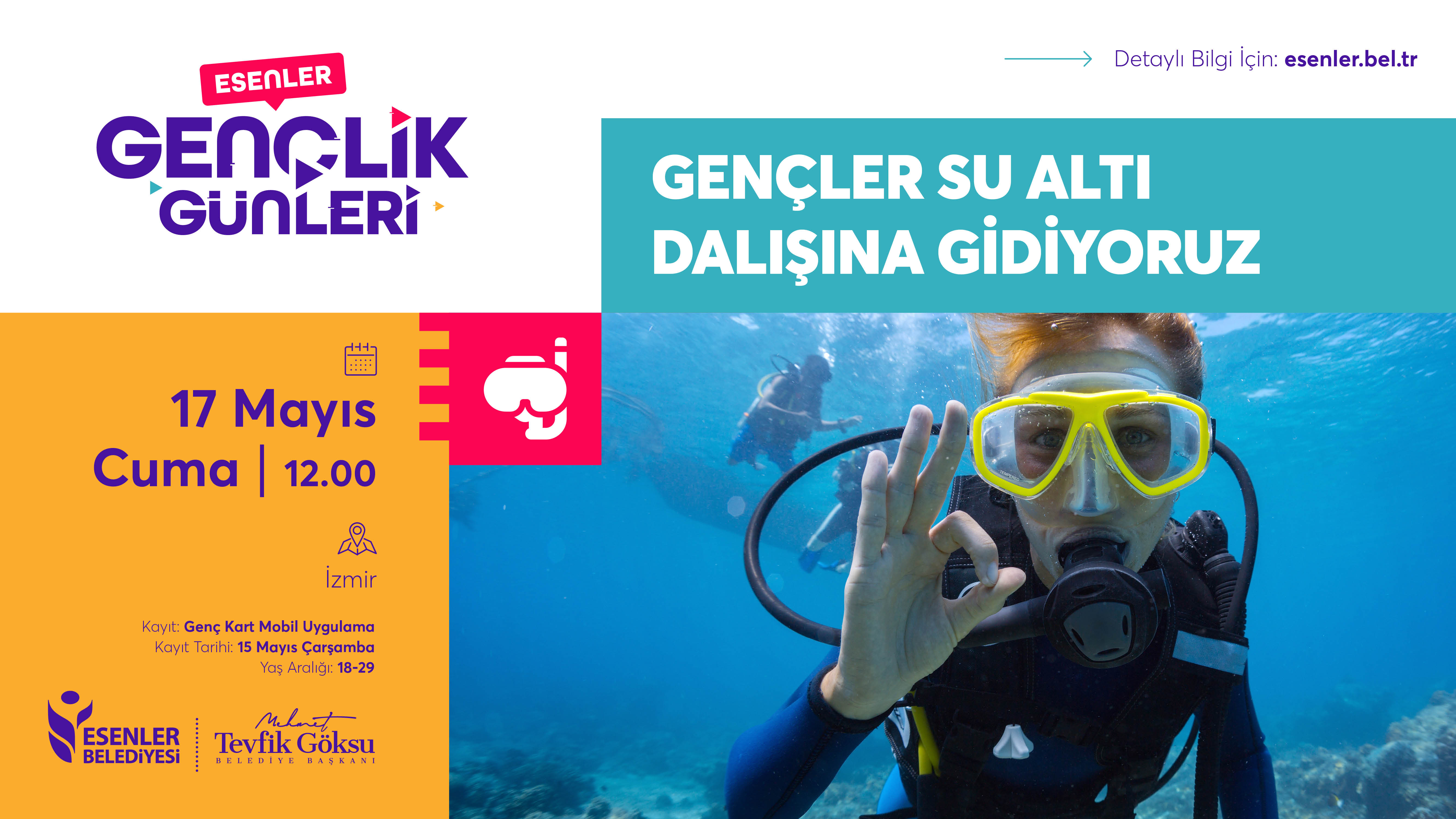 GENÇLER SU ALTI DALIŞINA GİDİYORUZ