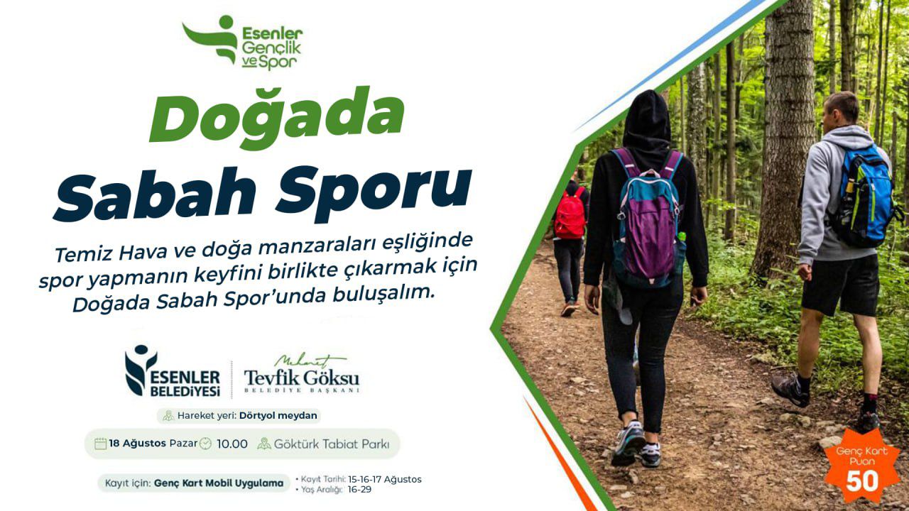 DOĞADA SABAH SPORU